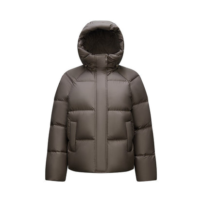 Semir Down Jacket Women Solid Color Loose Versatile 2024 Winter New Three-Proof Hooded Puffer Coat Down Jacket