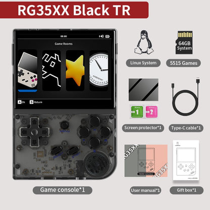 ANBERNIC RG35XX Plus/RG35XX Retro Handheld Game Console 3.5? IPS Screen Linux Portable Video Game Player Support HD-M-I TV Outpu