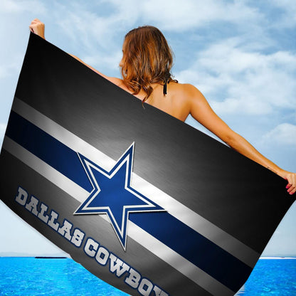 Dallas C-Cowboys Prayer Big Microfiber Beach Towels Quick Dry Towel Sand Beach Towels Pool Towel for Travel Swim Pool Yoga