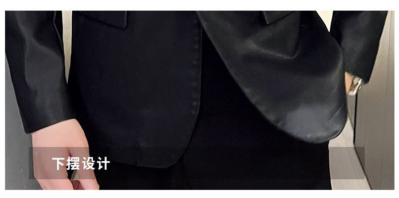 Fashion Men's Casual Leather Dress Suit Coat Male Fashion Business Casual Pu Blazers Jacket Casual Blazer Jackets Man Outerwear