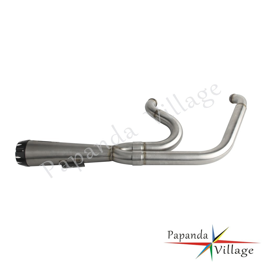 Motorcycle Full Exhaust Pipe Exhausts System Mufflers For Harley Dyna Wide Super Glide Fat Street Bob Low Rider FXDF 2006-2017