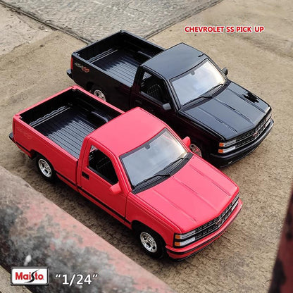 Maisto 1:24 Chevrolet 454 SS 1993 Picape Carros de Liga Diecast e Veículos de Brinquedo Carro Modelo Miniatura Carro Modelo em Escala Para Crianças