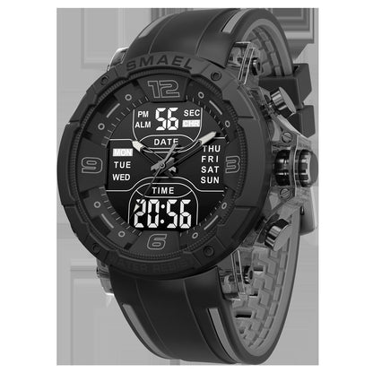 SMAEL Brand 8140 Waterproof Dropshipping Watch Alarm Clock night light Young Fashion business Quartz Sport Wristwatches