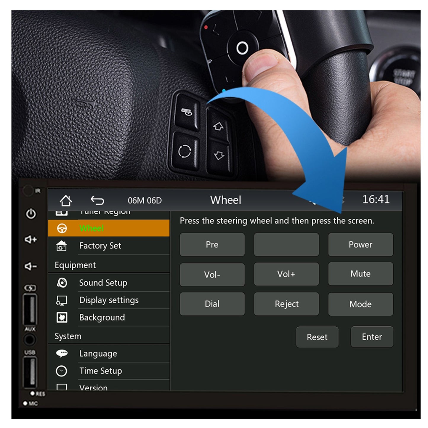 Leadfan 7 polegadas Tela Touchscreen Som Automotivo 2 Din CarPlay Android Auto Player de Vídeo para Carro com Câmera de Painel e Câmera de Ré BT FM 2USB