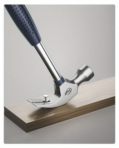 Martelo de Garra com Cabo Antiderrapante, Aço Cromo Vanádio, Ideal para Bricolagem, Decoração, Manutenção e Uso em Emergências