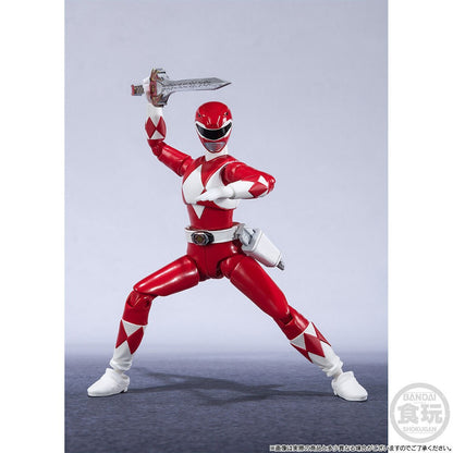 Em Estoque Bandai Original Shodo Super Kyouryuu Sentai Zyuranger Power Rangers Colecionáveis Bonecos de Ação Modelo de Brinquedo