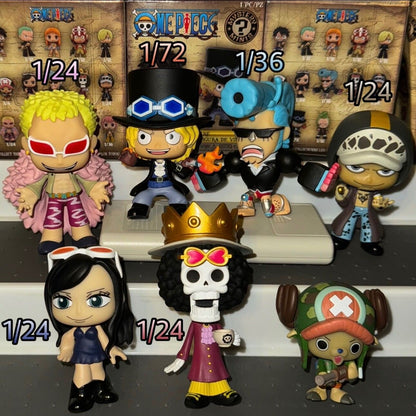 One Piece Mystery Minis Figure Blind Box Anime Figura Luffy Roronoa Zoro Funko Pop Modelo Brinquedo Colecionável Edição Limitada Brinquedos