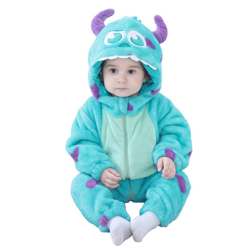 Boys Girls Costume Cute Animal Onesie Halloween Cosplay Outfit Festival Party Jumpsuit Kigurumis Winter Warm Clothes