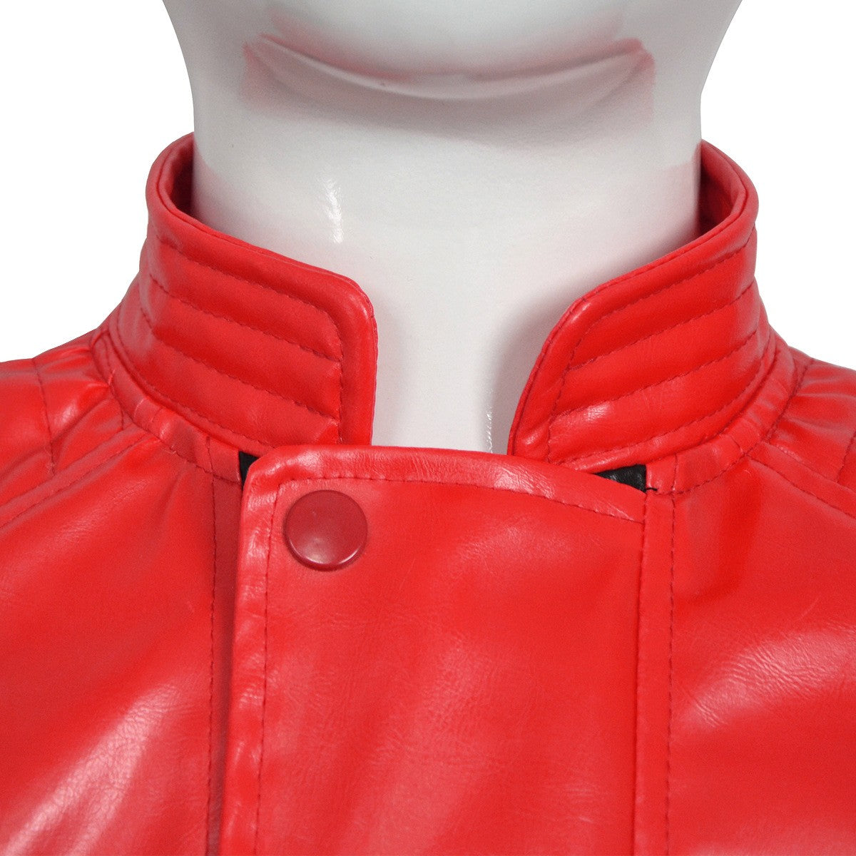 Classic Michael Joseph Jackson Leather Red Thrilling Jacket Halloween Birthday Gift Night Outwear