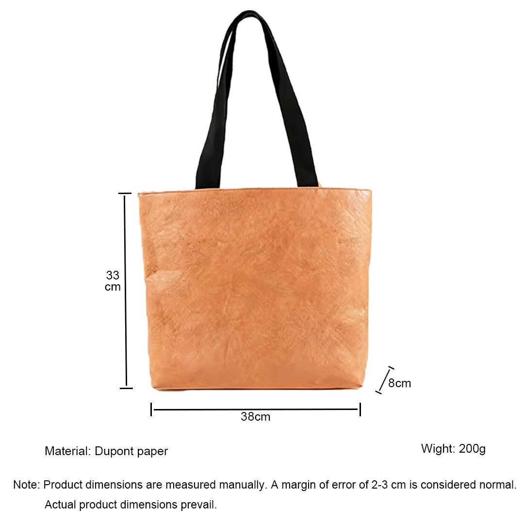 1 Piece Custom Tote Bag for Your Design Waterproof Dupont Paper Beach Bag Large Capacity Eco Shopping Shoulder Bag Woman