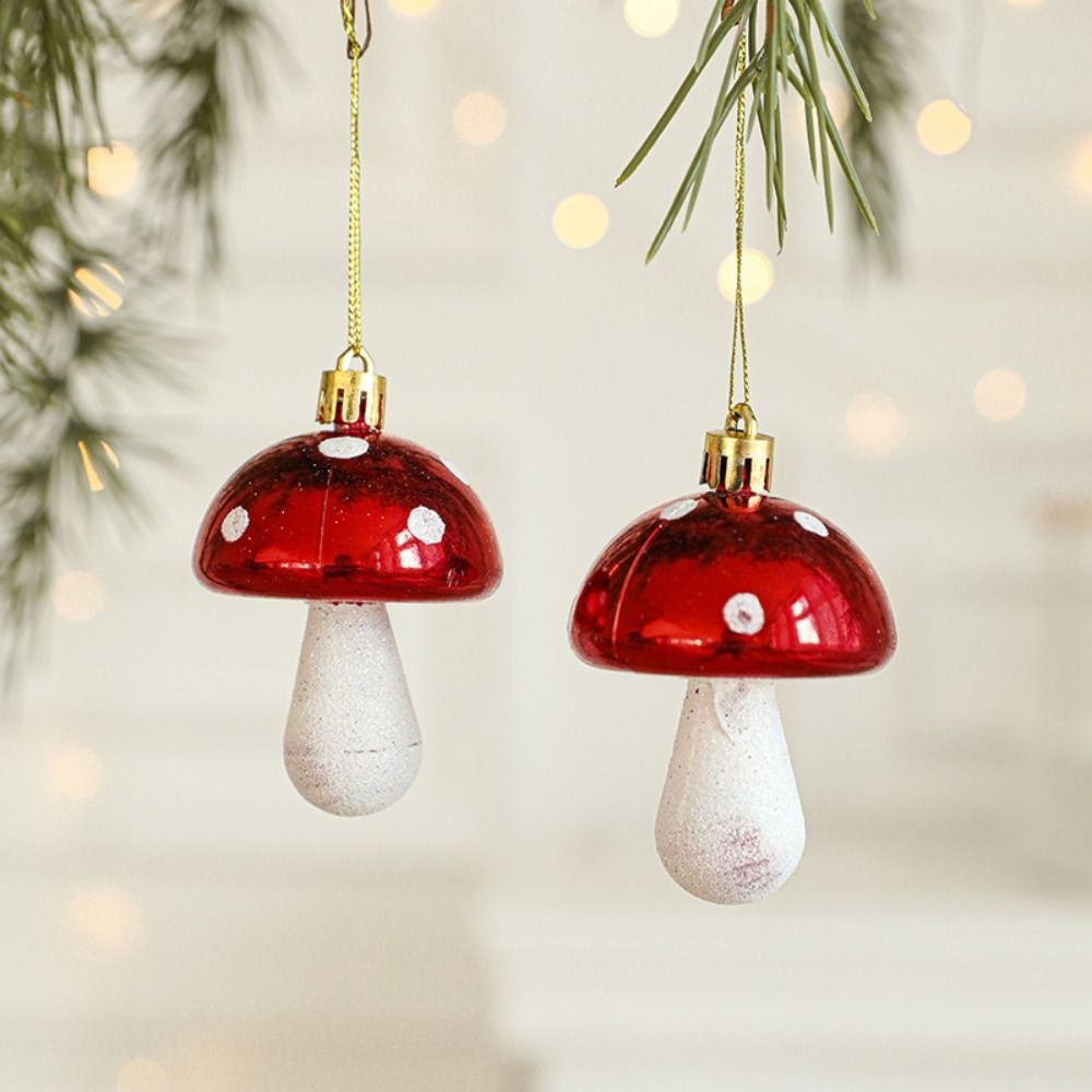 2PCS Red&white Christmas Hanging Decoration Plastic Santa Clause Xmas Ornament Ball Festival Camera Owl Xmas Baubles