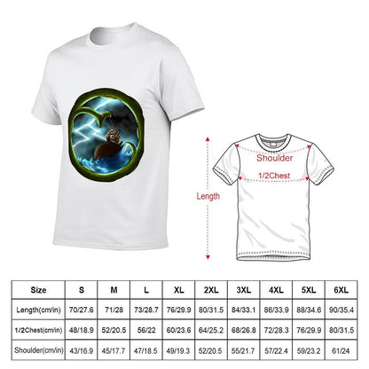 Thor vs Jormungandr T-Shirt t shirt man plain man t shirt heavy cotton T-Shirt