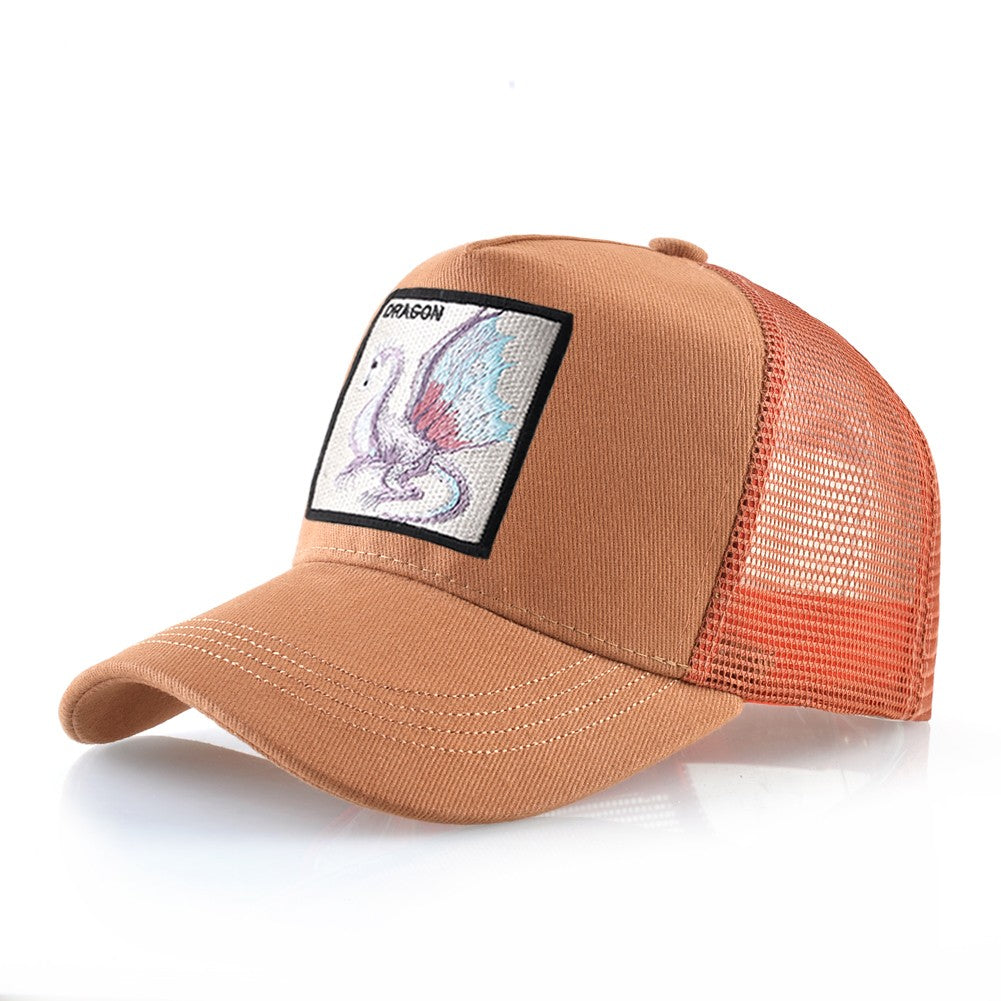 TQMSMY Boné de Beisebol Bordado com Dragão Masculino, Chapéus Casuais para Exteriores com Viseira, Bonés Trucker Snapback Femininos, Unissex Hip Hop Drake Bones