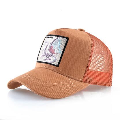 TQMSMY Boné de Beisebol Bordado com Dragão Masculino, Chapéus Casuais para Exteriores com Viseira, Bonés Trucker Snapback Femininos, Unissex Hip Hop Drake Bones