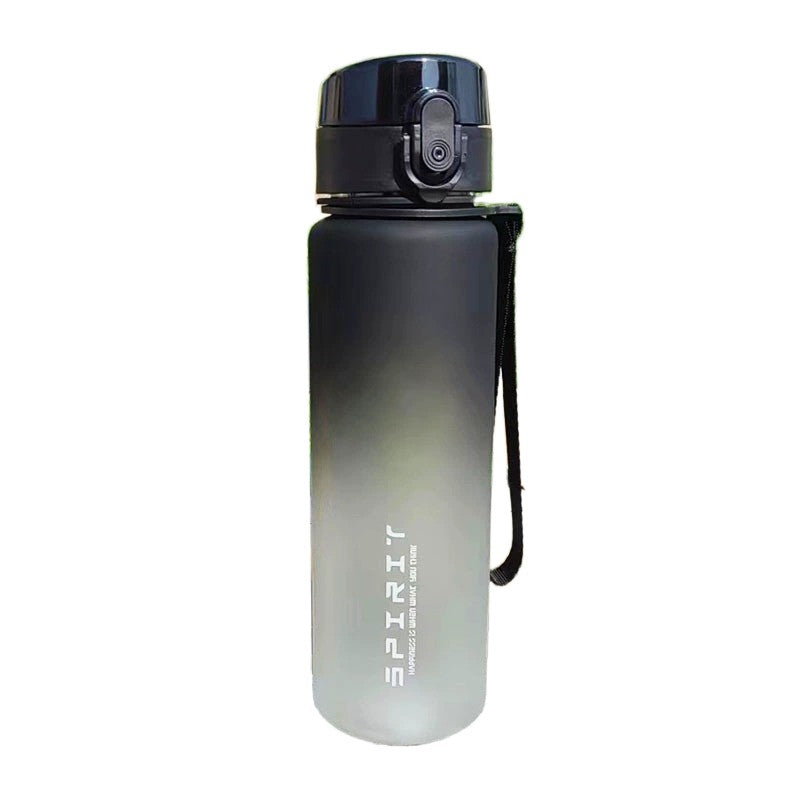 1L Large Capacity Sports Water Bottle Motivational Leak Proof Portable Reusable Plastic Cups Outdoor Travel Gym Jugs