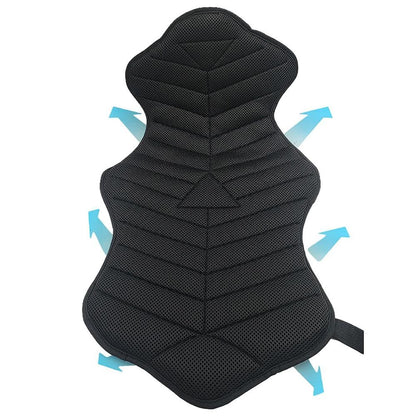 Almofada de Assento de Moto Protetor Solar Almofada de Assento Duplo de Moto Andar Impermeável Respirável Almofada de Ar Acessório de Moto