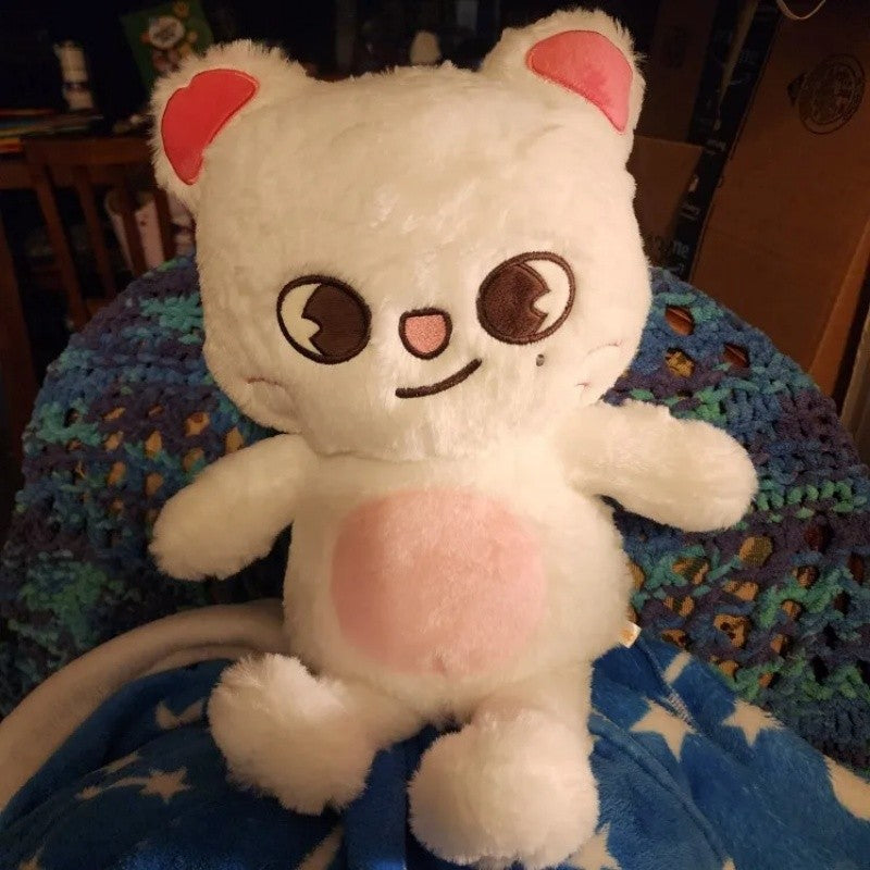 Urso de Pelúcia Skzoo de 60cm, Tamanho Grande, Kpop Stray Kids, Boneca de Pelúcia, Brinquedos de Pelúcia de Desenho Animado Kawaii, Travesseiro de Pelúcia, Presente de Natal Infantil