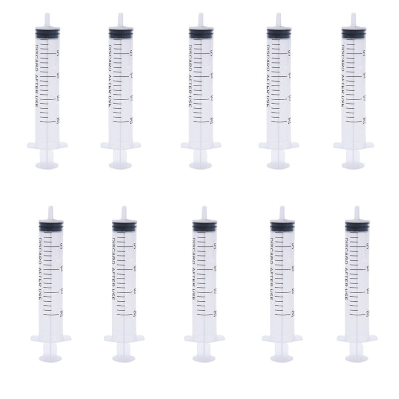 Seringa plástica de nutrientes reutilizável, 1ml-10ml, 10-20 peças, atacado, hidropônica, medição, também para cozinha