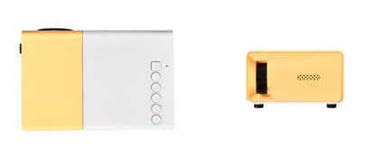 YG300 Mini Projector LED Yg300 Upgraded Version 1000 Lumen 320x240P HDMI-compatible USB Audio Home Media Player Beamer