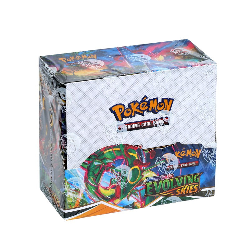 324/360Pcs/Set Pokémon Estrelas Cintilantes União de Equipes Escuridão Incendiária Sol Lua Evoluções Cartão Booster de Batalha de Negociação em Inglês