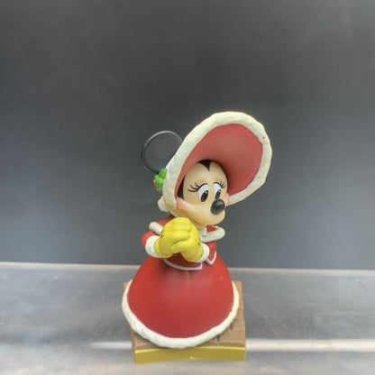 Nova Oferta Brinquedos Periféricos de Natal Limitados da Disney Kawaii Mickey Minnie Estatuetas Coleção Modelo Decoração de Mesa Presentes de Natal
