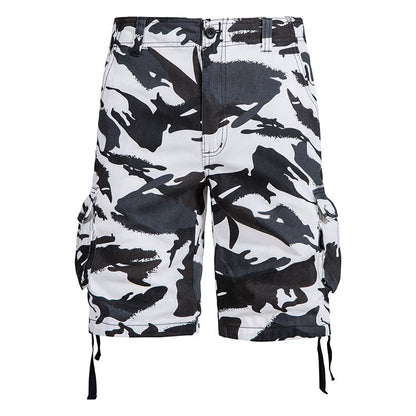 Loose camouflage beach five pants men's summer cotton thin section in the pants summer work casual shorts