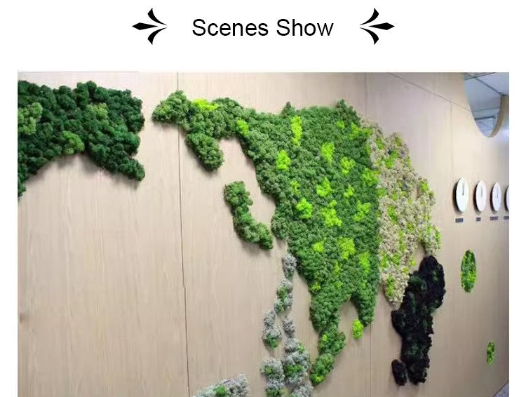 200/1000g Quality Artificial Green Plant Eternal Life Moss Fake Flower Moss Grass Home Living Decorative Wall DIY Micro Landscap