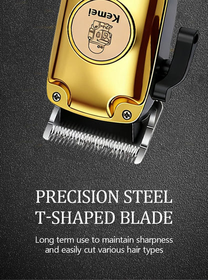 Kemei 510 Portable Travel Electric Hair Clipper Small Rechargeable Cordless Hair Cutting Machine Beard/Hair Trimmer Carving Too