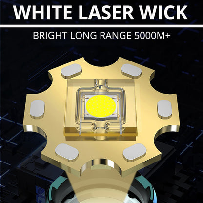 2025 New Super Powerful Headlamp 800W LED IR Sensor Headlight Rechargeable Head Flashlight 5000 Meter Head Lamp Fishing Lantern