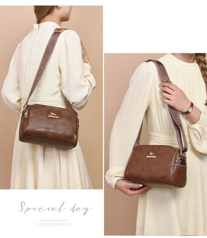 Luxury Kangaroo New Genuine High Quality Soft Leather Women Purses Cofrossbody Bag Designer Brand Ladies Shoulder Crossbody Bags