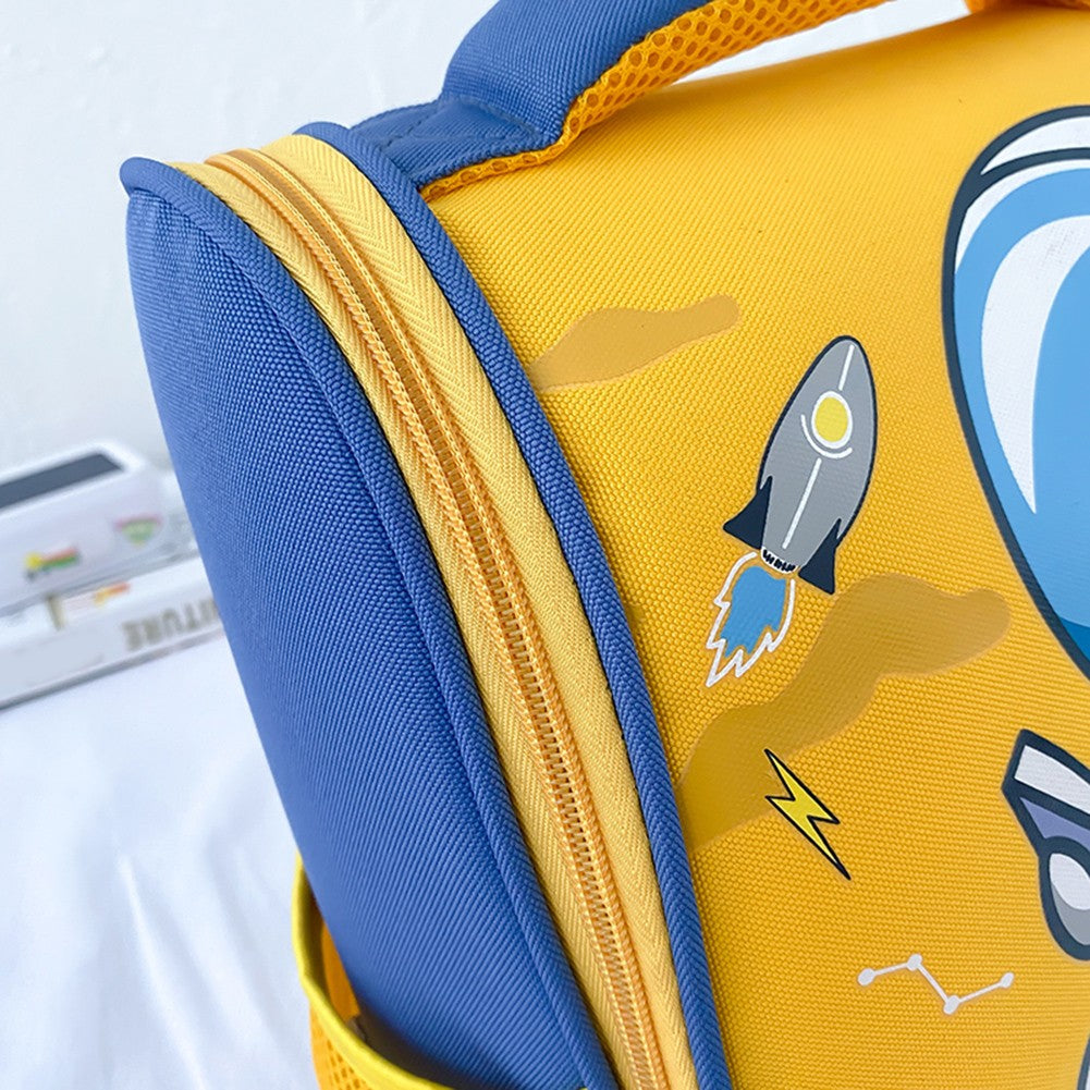 Mochila Infantil Meninos Jardim de Infância Astronauta Coelho Mochilas Infantis Mochila Escolar de Estudantes Presente Mochila de Desenho Animado Grau 1-9