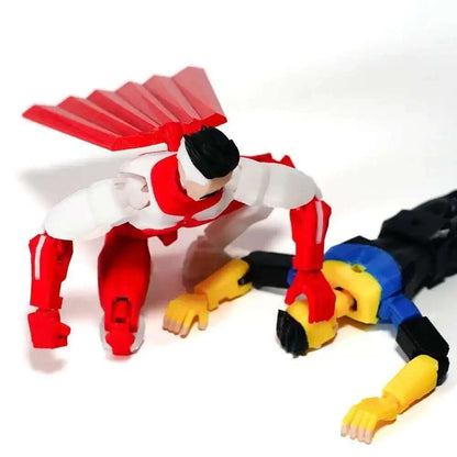Super-Heróis Impressos em 3D Invencível 2.0 Anime Brinquedos Multiarticulados que Mudam de Forma Bonecos de Ação Modelo de Manequim Enfeites Presentes