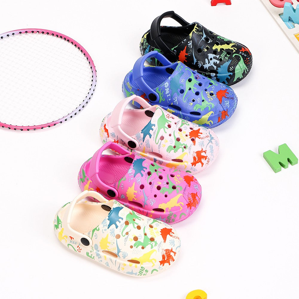 Boy Girls Sandals Cartoon Printed Shoe Toddler Shoes Soft Sole Slippers Kids Breathbale Summer Beach Shoe Toddler Shoes