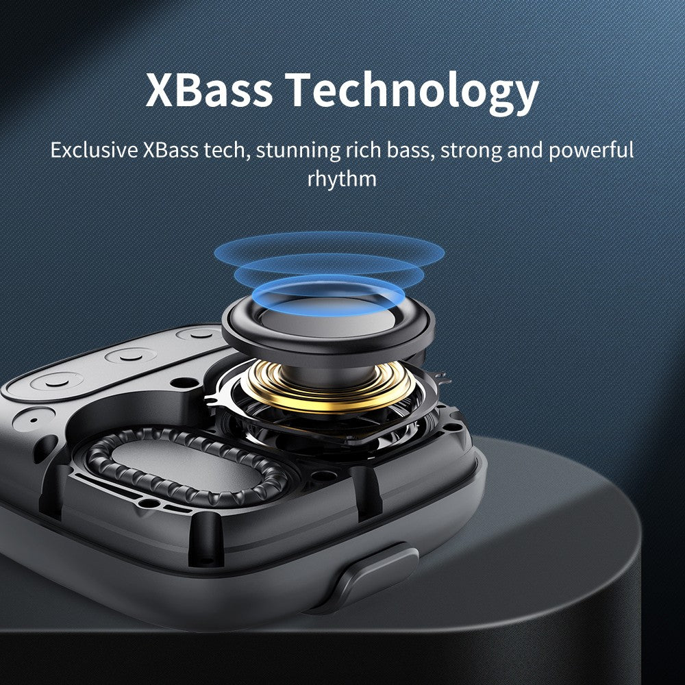 Tribit StormBox Micro 2 Caixa de Som Bluetooth Portátil 90dB Som Alto Graves Profundos IP67 à Prova D'água Pequena Caixa de Som para Acampamento Alça Embutida
