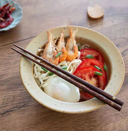 5 Pares de Hashis Japoneses para Sushi de Madeira Natural Ecológicos Reutilizáveis para Comida Coreana Chinesa