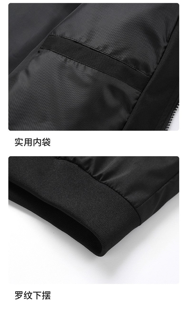 Men's Baseball Uniforms in Spring and Autumn Versatile Trendy Jacket Casual Stand Collar