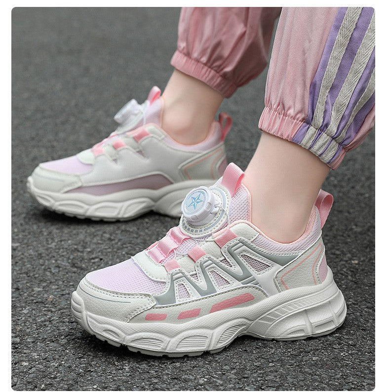 Hot Sell Children Shoes Size 28-39 Boys Fashion Sneakers Girls Sport Running Shoes Kids Breathable Casual Trainers Outdoor Shoes