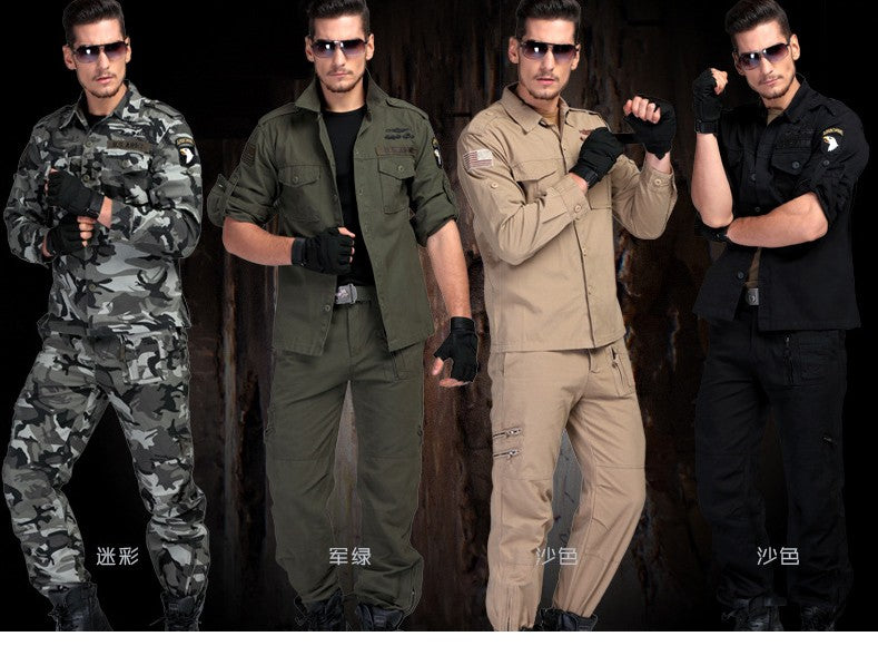 Short Sleeved Shirts Men Tactical T-shirt Spring Summer Workwear Cotton Vintage Shirt  Army Embroidery Pocket Cargo Tees