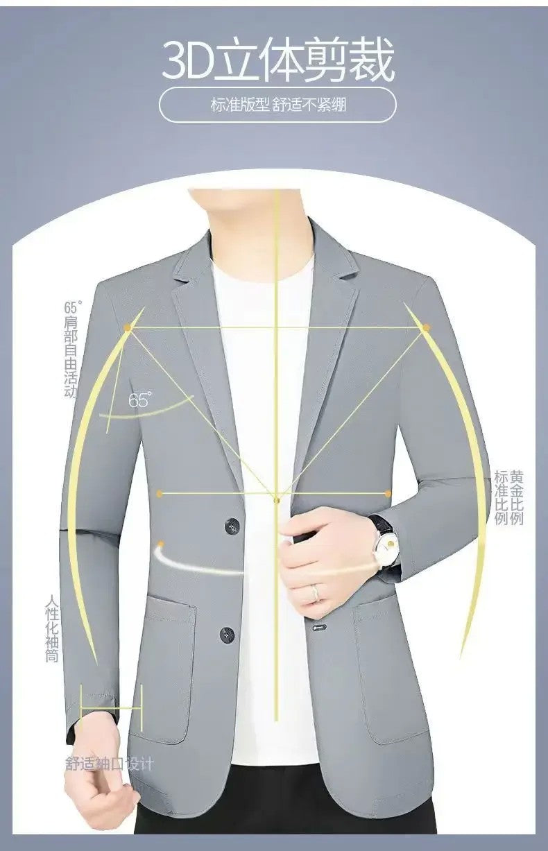 Legendary Paul Spring and Summer New Small Suit Jacket Men's Suit Top Men's Sun Protection Casual High-end Lightweight Jacket
