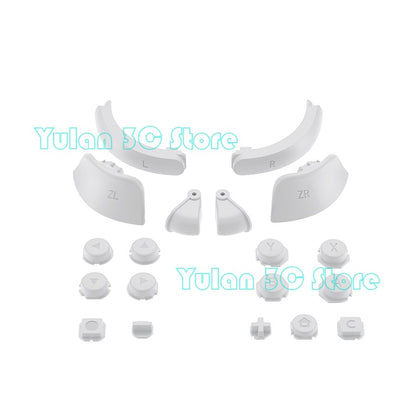Joycon 2 Solid Color / Transparent Custom DIY Replacement Full Set Buttons for Nintendo Switch 2 Joy Con Controller Accessories