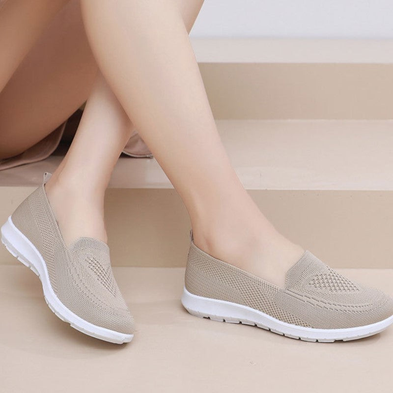 Asgard Women's Casual Flats Shoes Outdoor Lightweight Walking Shoes Summer Comfortable Breathable Mesh Shoes New Hollowing Shoes
