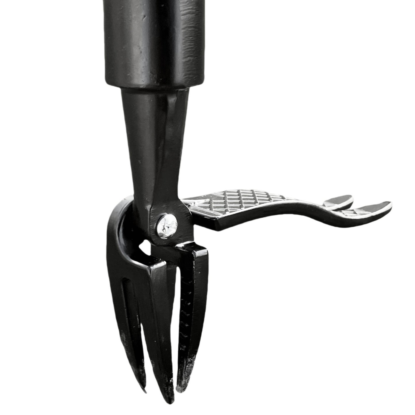 4 Claw Stand Up Weed Puller Stand Up Weed Puller 44 Inch Adjustable Handle 4 Claw Hand Weeding Tool for Garden Lawn Yard