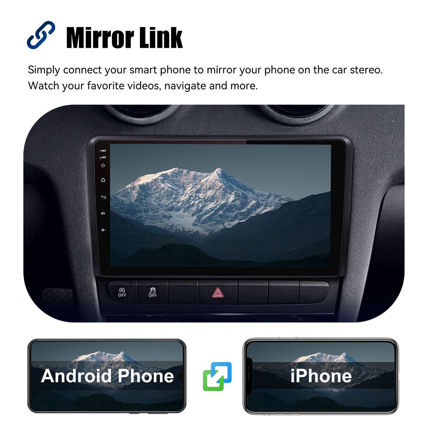 ESSGOO 9" Carplay AndroidAuto Car Stereo Multimedia Player Radio Android 13 GPS SAT Navi Wifi BT FM RDS For Audi A3 8P 2003-2013