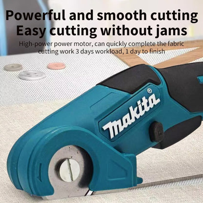 Tesoura Sem Fio para Carpetes Makita Tesoura de Poda Multifuncional Tesoura de Corte Circular para Tecidos Ferramenta Elétrica Para bateria makita 18v