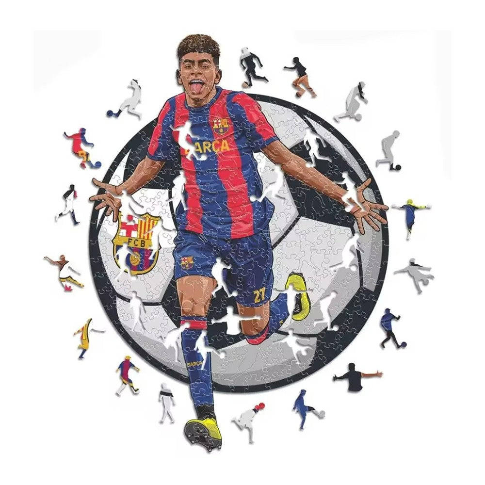 irregular Football Star Wooden Jigsaw Sports Stars Puzzle for Kids Adults Educational Fabulous Gift 300 Pcs DIY Puzzle Toys