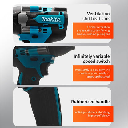Makita DTW700 18V Chave Elétrica Sem Escova Parafusadeira Furadeira Sem Fio Frete Grátis Ferramentas Elétricas de Alto Torque Chave de Torque