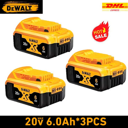 100% Original DeWalt 20V Furadeira de Impacto a Bateria de Lítio Recarregável sem Escova Furadeira Multifuncional Furadeira Elétrica Dcd805.