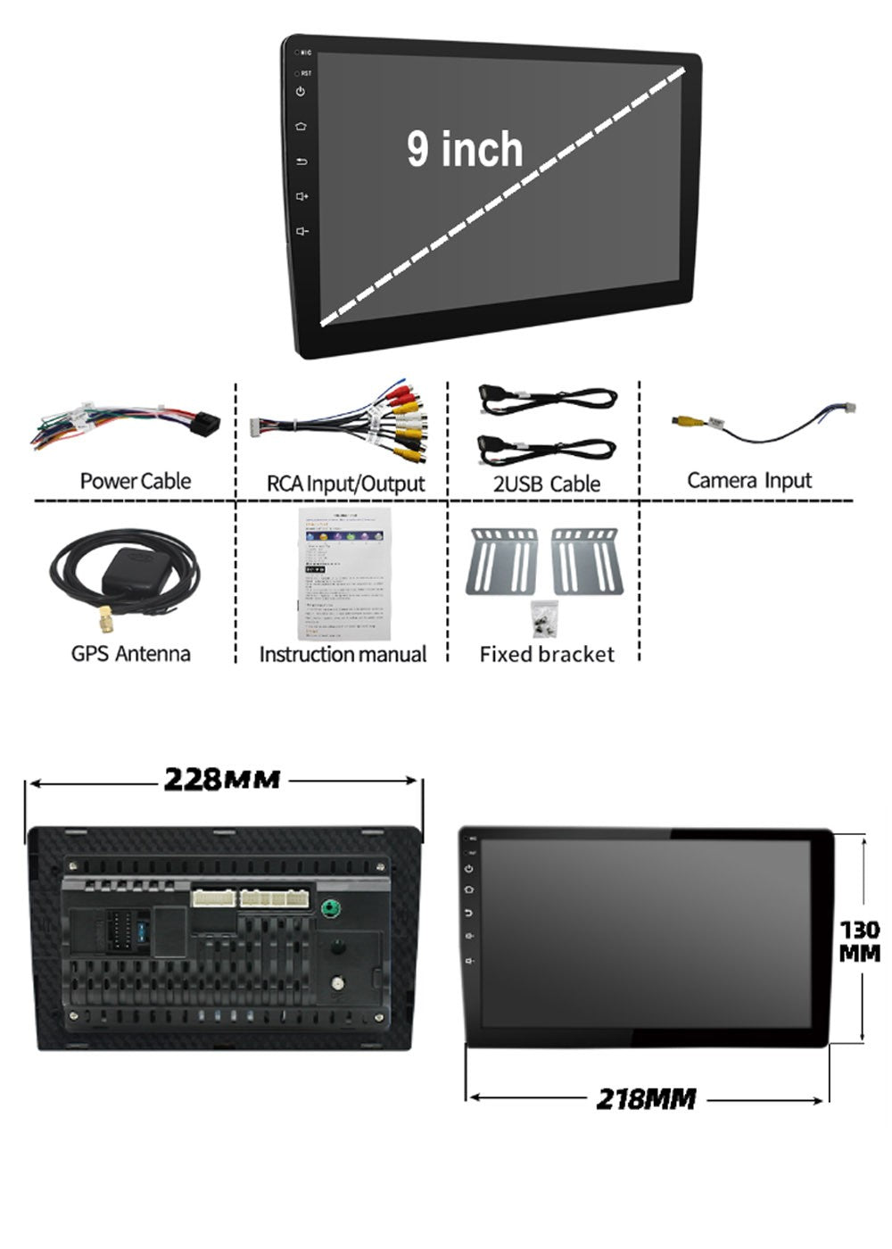ESSGOO 2 Din Android Car Radio Carplay 7 9 10 Polegadas Carro Multimídia Vídeo Player Estéreo Rádio GPS Para Estilo Tesla Nissan Hyundai