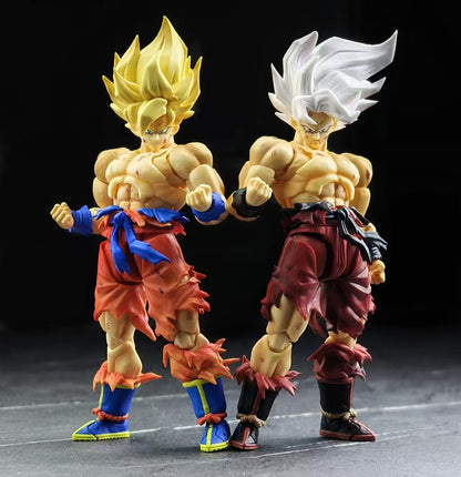 Em estoque Nan&T SHF Batalha Semanal GOKU Dragon Ball Z Escala 1/12 Boneco de Ação Modelo Brinquedos Figuras de Anime Brinquedos Presente