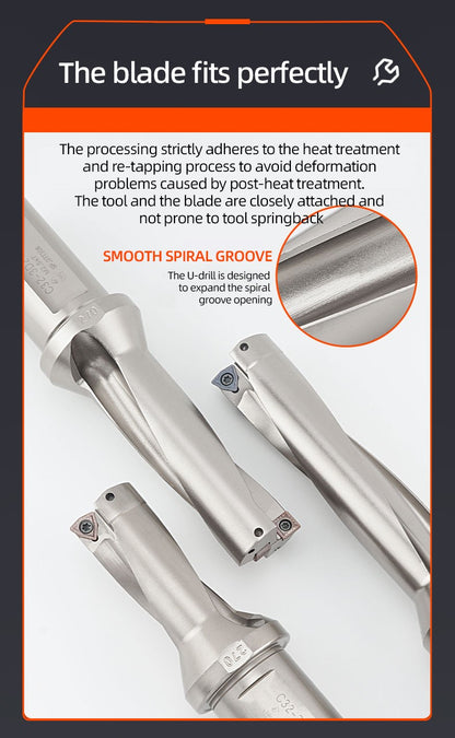 BOLAKE SP Series Brocas de perfuração Brocas de metal 08mm-12mm Profundidade 3D Mandriladoras CNC de torno de metal U indexáveis ​​com água